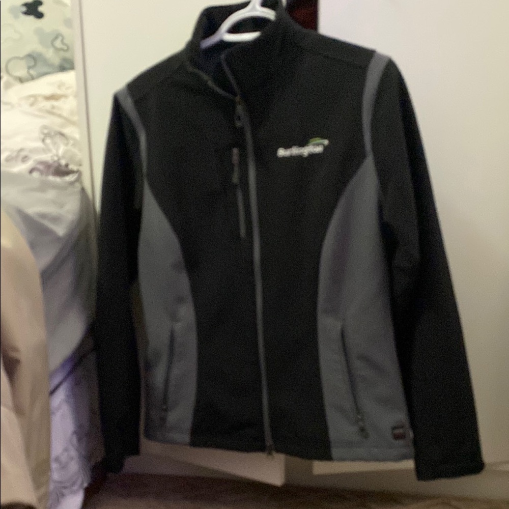 Eddie Bauer Women's Black and Gray Jacket